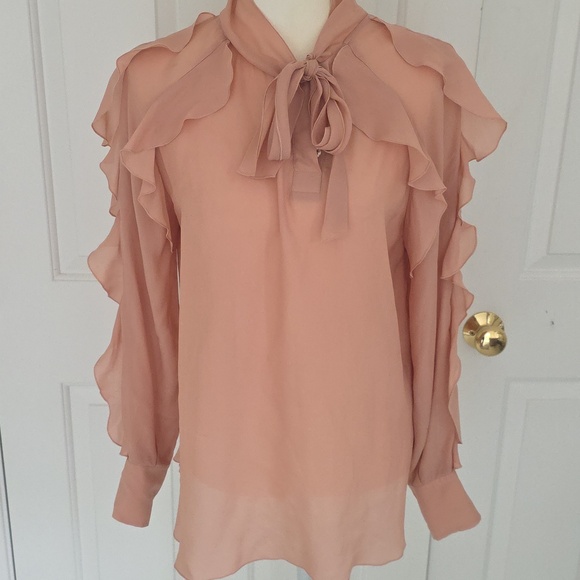 See By Chloe Other - See By Chloé Lightweight Blouse in Blush Peach Large